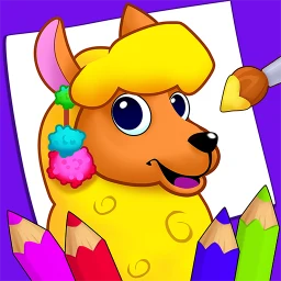 Symbol von Kinder Malbuch Spiel!